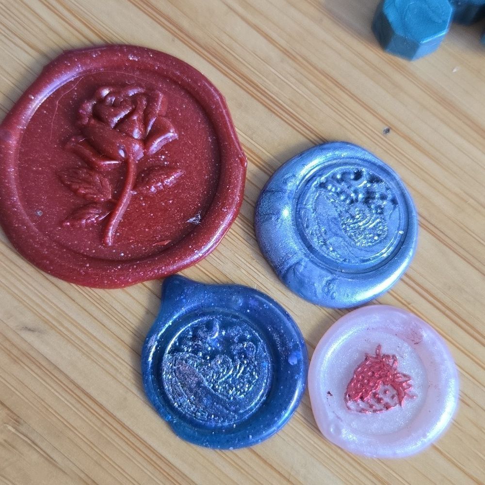 CUSTOM wax seal stickers set of 6